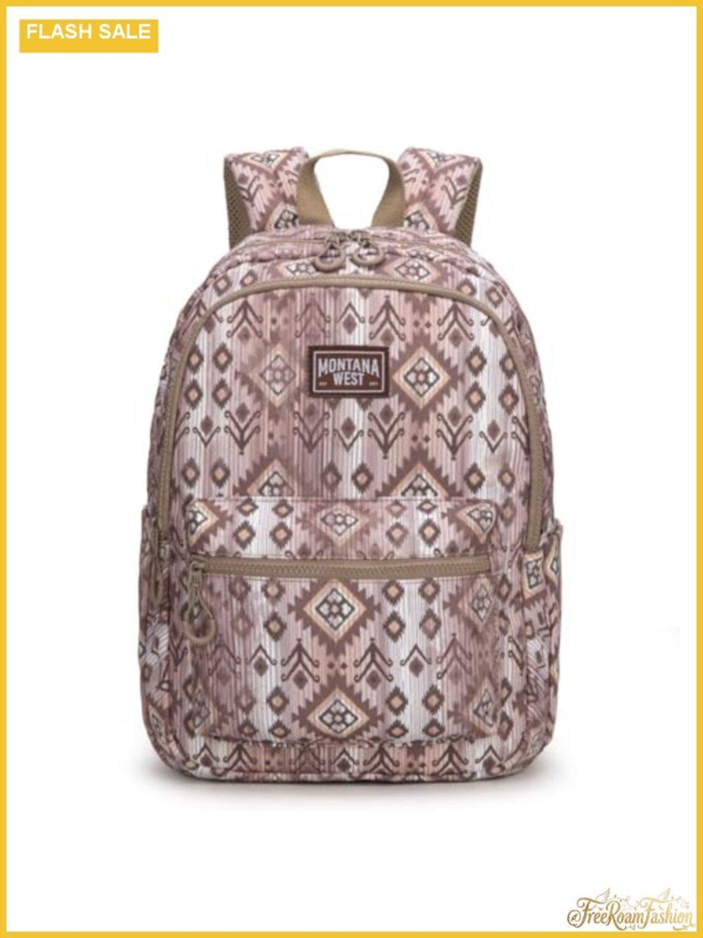Western Aztec Backpack Purse for Women Waterproof Nylon Travel Daypack